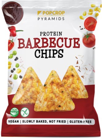Popcrop Protein Barbecue Chips proteinové chipsy bez lepku