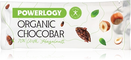 Powerlogy Schokobar 70% Schokoriegel in BIO-Qualität