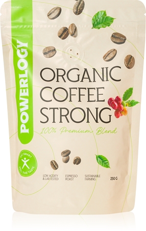 Powerlogy Organic Coffee Strong Bohnenkaffee in BIO-Qualität