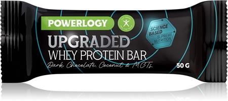 Powerlogy Upgraded Whey Protein Bar proteinová tyčinka s čokoládou