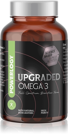 Powerlogy Upgraded Omega 3 kapsuly pre normálnu činnosť srdca a mozgu