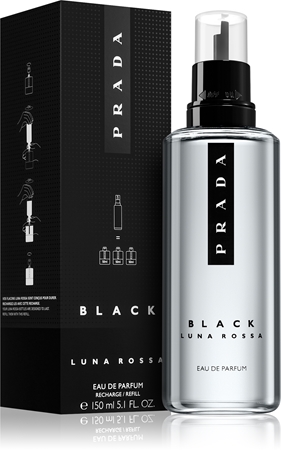 Prada Luna Rossa Black Eau de Parfum rezervă pentru bărbați