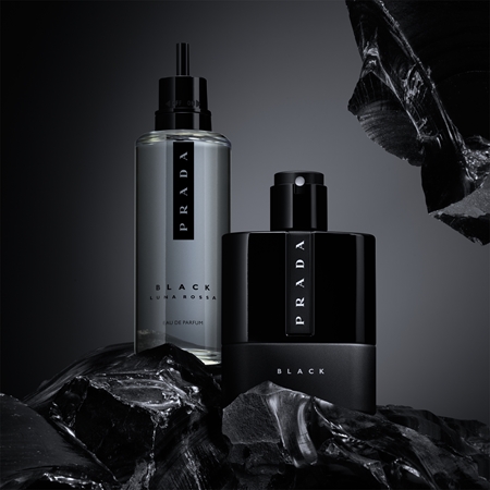 PRADA BLACK LUNA ROSSA オーデパルファム 50ml Prada Luna Rossa Black woda perfumowana flakon napełnialny