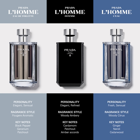 香水(男性用) (01)L'Homme Prada Intense Prada L'Homme Intense парфумована вода для чоловіків Великий