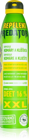 Predator Predator 16 % spray parfémovaný repelent proti komárům a klíšťatům