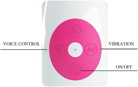 PRETTY LOVE Gene Vibrator mit Klitorisstimulator