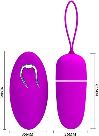 PRETTY LOVE Bradley vibrating egg