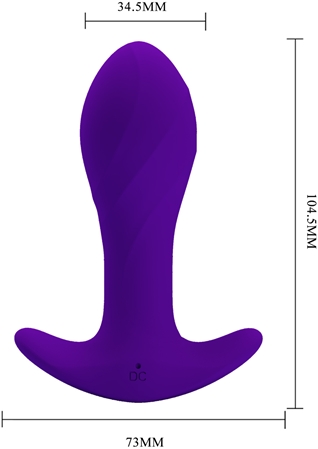 PRETTY LOVE Morton butt plug vibrating