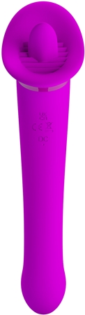 PRETTY LOVE Faust stimulator and vibrator double-ended