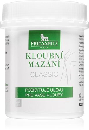 Priessnitz Kloubní mazání Classic chladivý gel pro úlevu od bolesti a ztuhlosti kloubů