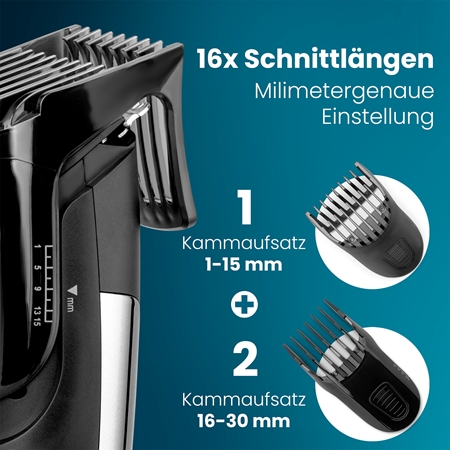 ProfiCare HSM/R 3827 Multifunktionstrimmer für die Haare, den Bart und den Körper