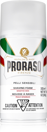 Proraso White espuma de barbear para pele sensível