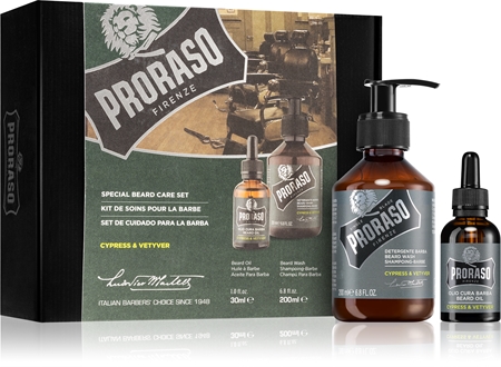 Proraso Set Beard Original подарунковий набір для бороди для чоловіків Cypress and Vetyver