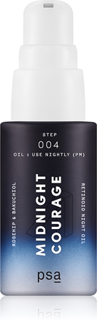 PSA Midnight Courage Rosehip & Bakuchiol Facial Oil with retinol
