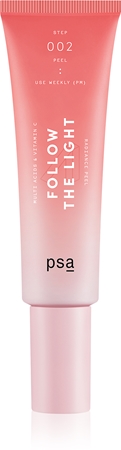 PSA Follow The Light Multi Acids & Vitamin C rozjasňující peeling s vitaminem C
