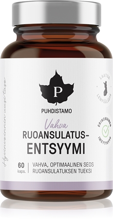 Puhdistamo Super Digestive Enzymes kapsle pro podporu trávení