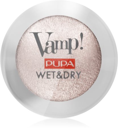 Pupa Vamp! Wet&Dry Luomivärit Märkä- ja Kuivakäyttöön Helmiäishohdon kanssa