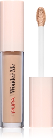 PUPA Milano Wonder Me Fatigue Eraser Concealer puoselėjamasis ir skaistumo suteikiantis maskuoklis patamsėjusiems paakiams šviesinti