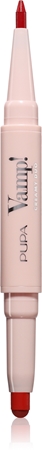 PUPA Milano Vamp! Creamy Duo Lūpu kontūru izceļoša lūpu krāsa un laineris divi vienā