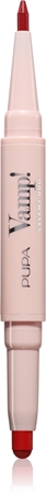 PUPA Milano Vamp! Creamy Duo Lūpu kontūru izceļoša lūpu krāsa un laineris divi vienā