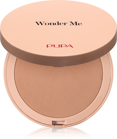 PUPA Milano Wonder Me Bronzer συμπαγής πούδρα μπρονζερ για τέλεια επιδερμίδα