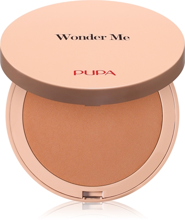 PUPA Milano Wonder Me Bronzer συμπαγής πούδρα μπρονζερ για τέλεια επιδερμίδα