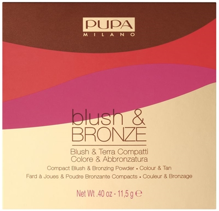 PUPA Milano Blush & Bronze bronzer a tvářenka 2 v 1