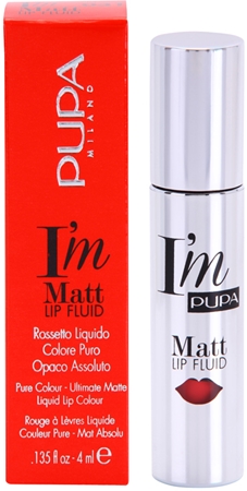 Rouge à Lèvres Mat PUPA Miss Pupa Velvet Matt - Longue Tenue 3,3 Ml - Neuf