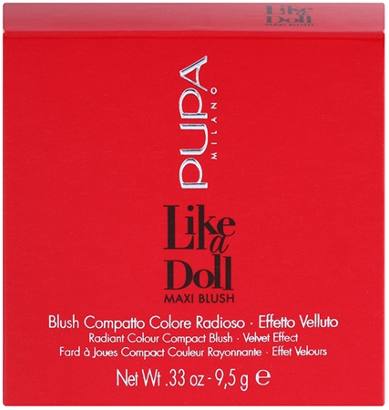 PUPA Milano Like a Doll Maxi Blush blush compatto con pennello e specchietto
