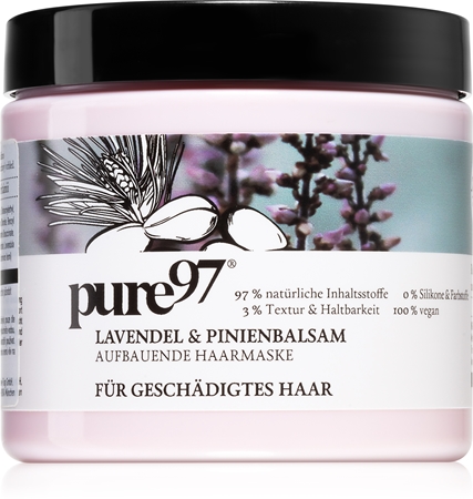 pure97 Lavendel & Pinienbalsam obnovující maska pro poškozené vlasy