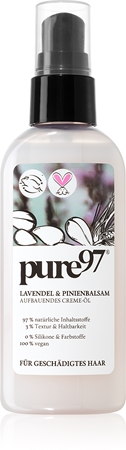 pure97 Lavendel & Pinienbalsam vyživující a termoochranný krém s olejem