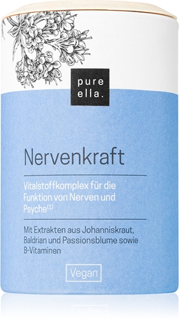 Pure Ella Nervenkraft Kapseln zur Förderung der physischen und mentalen Gesundheit