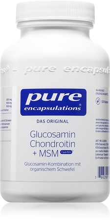 Pure Encapsulations Glucosamin Chondroitin + MSM Kapseln zur Förderung der Gesundheit von Knochen und Gelenken