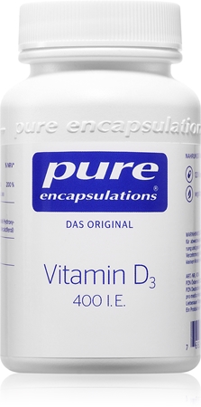 Pure Encapsulations Vitamin D3 400 I.E. Kapseln für gesunde Knochen und Zähne