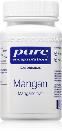 Pure Encapsulations Mangan Kapseln zur Unterstützung des Energiestoffwechsels
