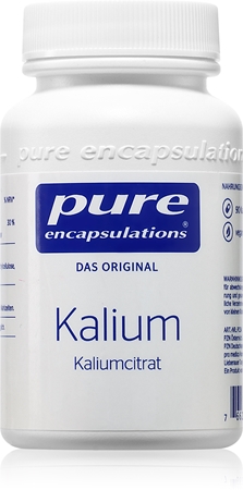 Pure Encapsulations Kalium Kapseln zur Erhaltung des Elektrolytgleichgewichts