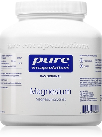 Pure Encapsulations Magnesiumglycinat Kapseln mit Mineralien