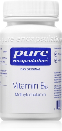 Pure Encapsulations Vitamin B12 Kapseln zur Förderung der geistigen Ausgeglichenheit