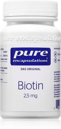 Pure Encapsulations Biotin Kapseln für schöne Haare, Haut und Nägel