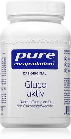 Pure Encapsulations Gluco aktiv Kapseln zur Aufrechterhaltung eines normalen Blutzuckerspiegels