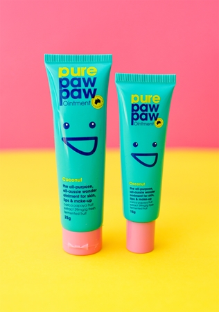 Pure Paw Paw Coconut balzám na rty a suchá místa dárková sada