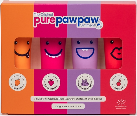 Pure Paw Paw Ointment Balsam pentru buze crapate si pielea uscata set cadou