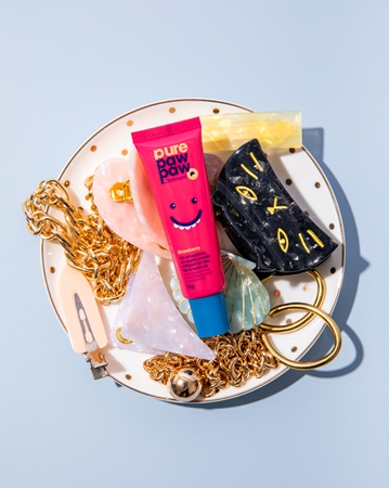 Pure Paw Paw Strawberry Fugtgivende læbepomade til tørre områder