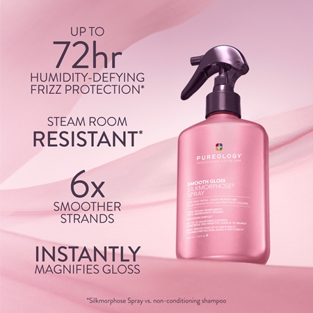 Pureology Smooth Gloss scented hair mist for shiny and soft hair