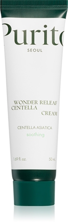 Purito Wonder Releaf Centella Cream obnovující krém pro výživu pleti se zklidňujícím účinkem