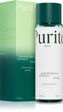 Purito Wonder Releaf Centella Toner hydratačné tonikum pre upokojenie a posilnenie citlivej pleti