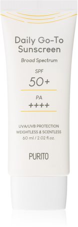 Purito Daily Go-To Sunscreen легкий захисний крем для обличчя SPF 50+