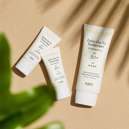 Purito Daily Go-To Sunscreen легкий захисний крем для обличчя SPF 50+