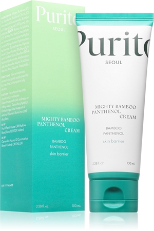 Purito Mighty Bamboo Panthenol Cream regenerierende Intensivcreme regeneriert die Hautbarriere