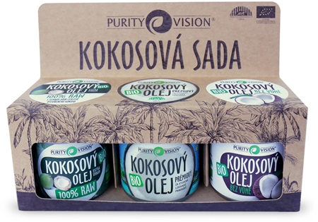 Purity Vision Kokosová sada darčeková sada s kokosovým olejom